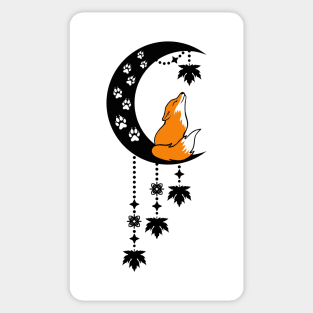 FOX MOON Sticker